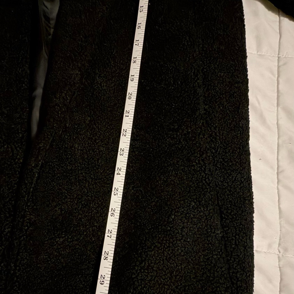 Daily Ritual Black Teddy Coat - Picture 6 of 6